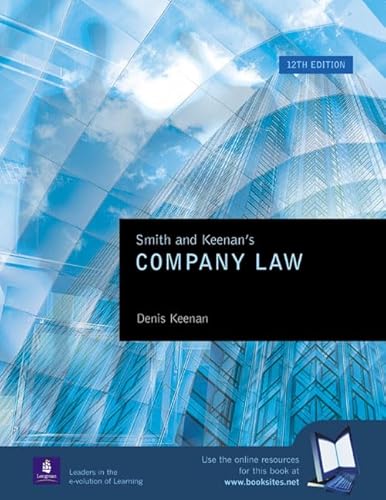 Imagen de archivo de Smith and Keenan's Company Law for Students a la venta por Majestic Books