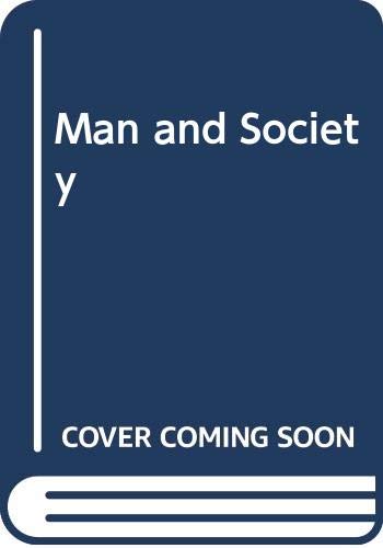 Man and Society (9780582480469) by Plamenatz, John