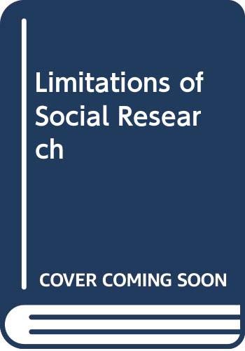 9780582480490: Limitations of Social Research