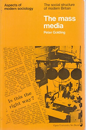 Imagen de archivo de Mass Media, The (Aspects of Modern Society S.) a la venta por AwesomeBooks