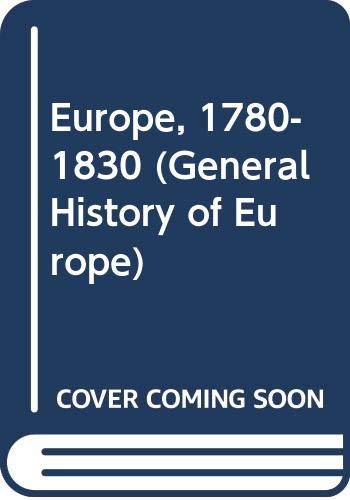 Stock image for Europe 1780-1830 for sale by GloryBe Books & Ephemera, LLC