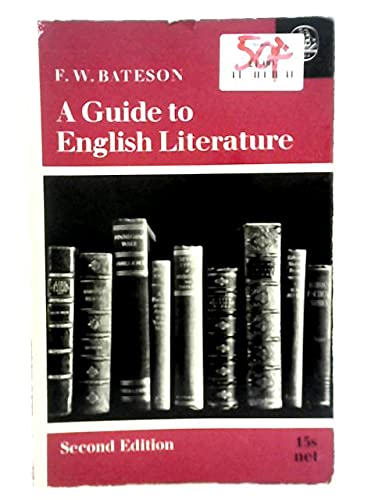 Stock image for Guide to English Literature for sale by RIVERLEE BOOKS