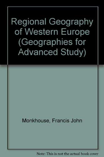 Stock image for Regional Geography of Western Europe (Geographies for Advanced Study S.) for sale by WeBuyBooks