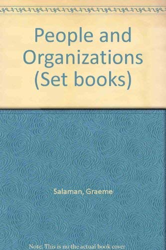 Imagen de archivo de People and Organisations a la venta por PsychoBabel & Skoob Books