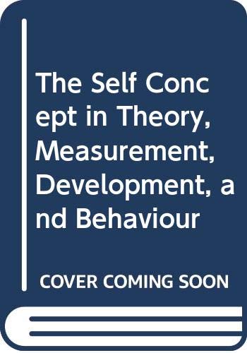 9780582489516: The Self Concept: Theory, Measurement, Development and Behaviour