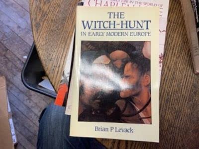 Beispielbild fr The Witch-hunt in Early Modern Europe zum Verkauf von WorldofBooks