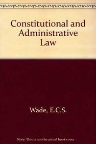 9780582491250: Constitutional and Administrative Law