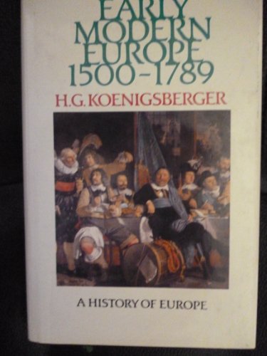 9780582494022: Early Modern Europe, 1500-1789