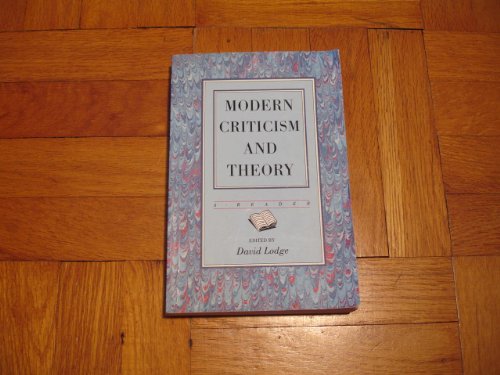 Imagen de archivo de Modern Criticism and Theory: A Reader a la venta por SecondSale