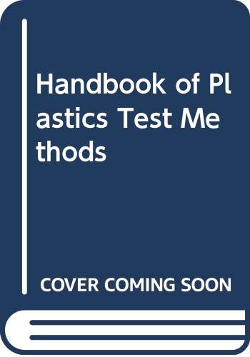 9780582495104: Handbook of Plastics Test Methods