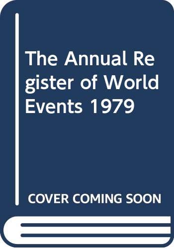 Beispielbild fr The Annual Register of World Events 1979 zum Verkauf von Cambridge Rare Books