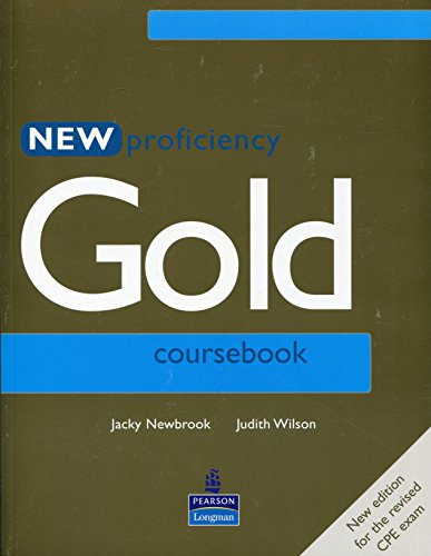 Beispielbild fr New Proficiency Gold Coursebook zum Verkauf von MusicMagpie