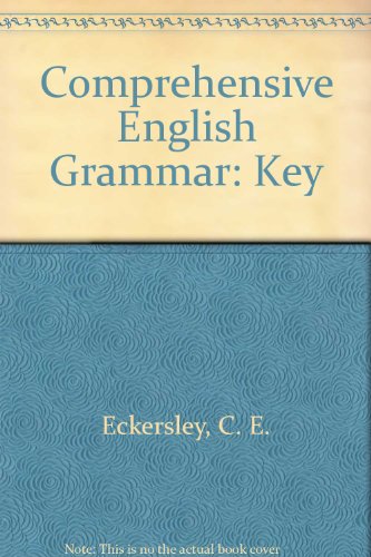 9780582520417: Comprehensive English Grammar: Key