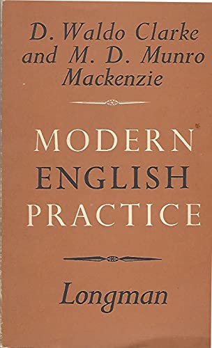 Stock image for Modern English Practice (Couin) for sale by Antiquariat Armebooks
