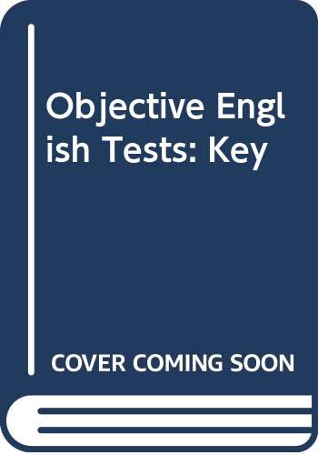 9780582521445: Objective English Tests: Key