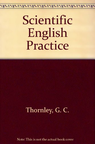 Stock image for Scientific English Practice for sale by Librairie Th  la page