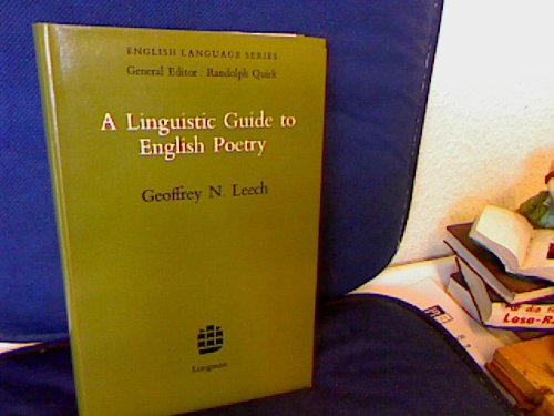 Imagen de archivo de A Linguistic Guide to English Poetry (English Language Series) a la venta por WeBuyBooks