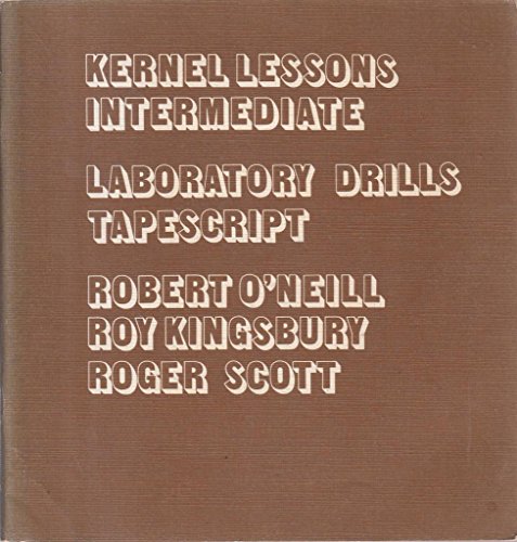 9780582522374: Intermediate Recorded Drills: Tapescripts (Kernel Lessons)