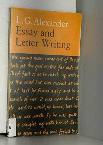 Imagen de archivo de Essay and Letter Writing a la venta por WorldofBooks