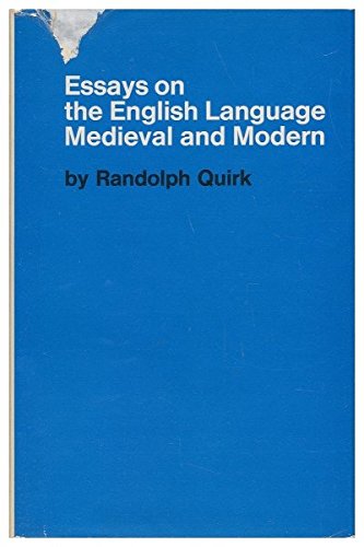 Stock image for Essays on the English Language: Medieval and Modern (Linguistics Library) for sale by Midtown Scholar Bookstore