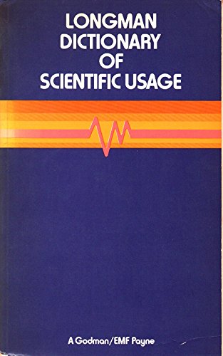 Beispielbild fr Dictionary of Scientific Usage (LRB) zum Verkauf von WorldofBooks