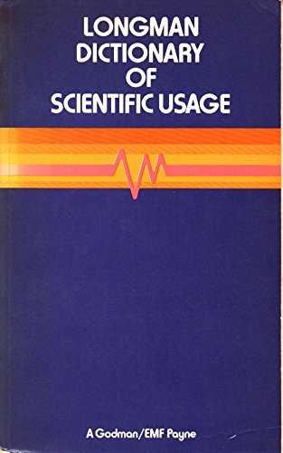 9780582525870: Longman Dictionary of Scientific Usage