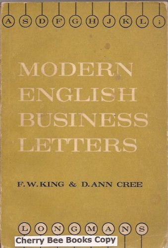 9780582526310: Modern English Business Letters