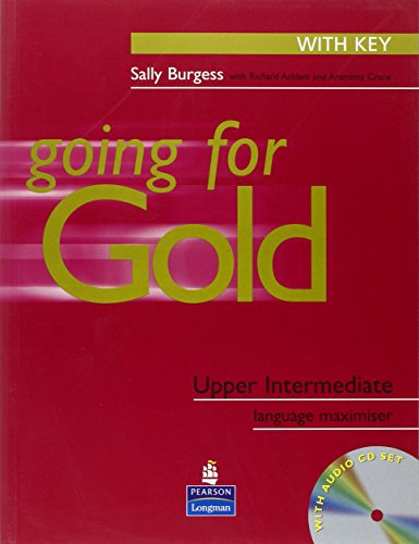 Beispielbild fr Going for Gold: Upper Intermediate: Maximiser (with Key) and Audio CD (Gold) zum Verkauf von WorldofBooks