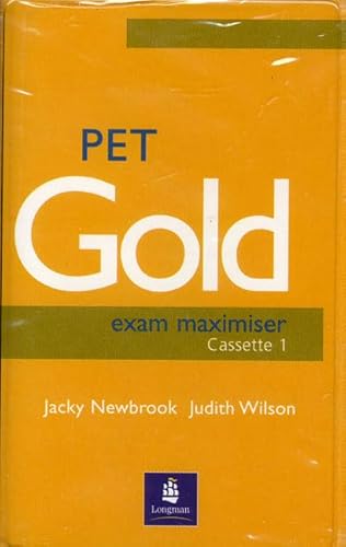 Stock image for PET Gold Exam Maximiser: Audio CassetNewbrook, Jacky; Wilson, Judith for sale by Iridium_Books