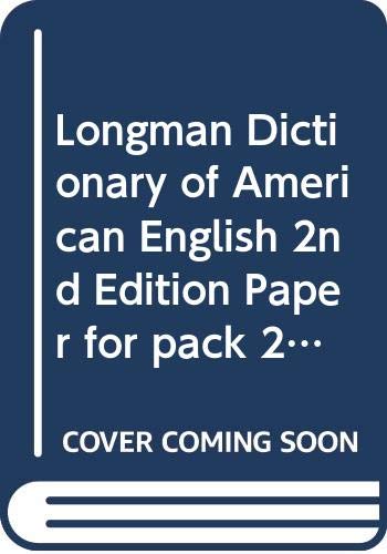 9780582539365: Longman Dictionary of American English 2nd Edition Paper for pack 2 colour (Longman Dictionary of Amer English)