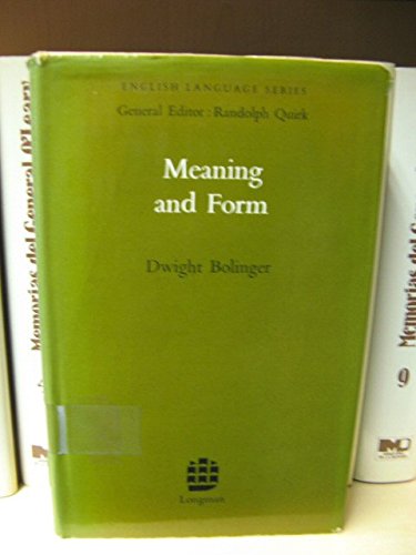 Meaning and Form