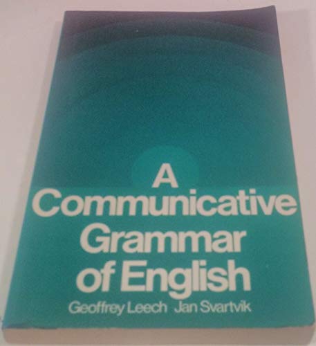 Stock image for A Communicative Grammar of English for sale by AwesomeBooks