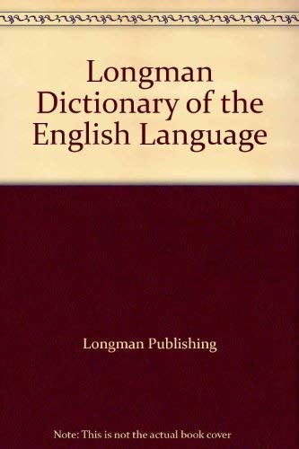 Beispielbild fr Longman Dictionary of the English Language zum Verkauf von Anybook.com