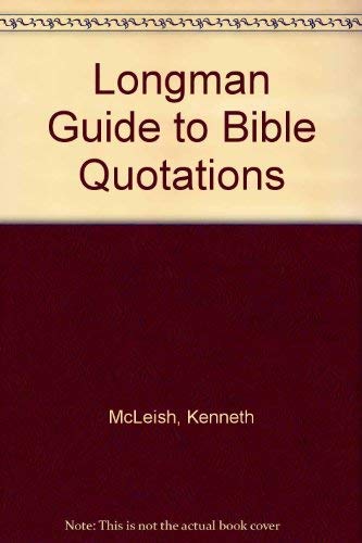 Beispielbild fr Longman Guide to Bible Quotations zum Verkauf von WorldofBooks