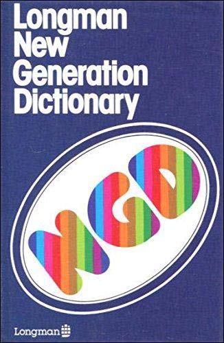 9780582556263: Longman New Generation Dictionary