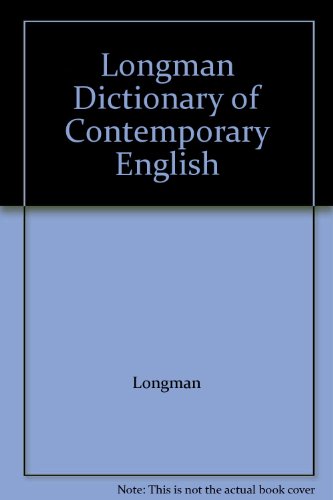 9780582556348: Longman dictionary of contemporary English