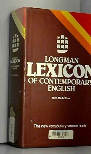 9780582556362: Longman Lexicon of Contemporary English