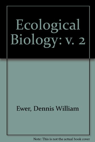 Beispielbild fr Ecological Biology zum Verkauf von Better World Books