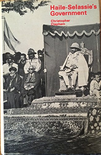 Beispielbild fr Haile-Selassie's Government zum Verkauf von Better World Books