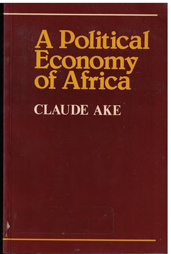 Stock image for Political Economy of Africa for sale by Better World Books