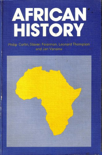 Imagen de archivo de African History a la venta por Better World Books