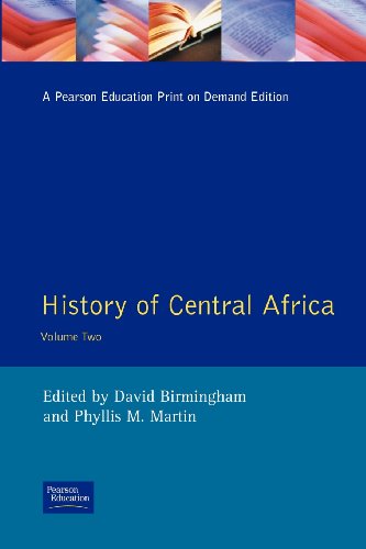 Beispielbild fr History of Central Africa zum Verkauf von Better World Books