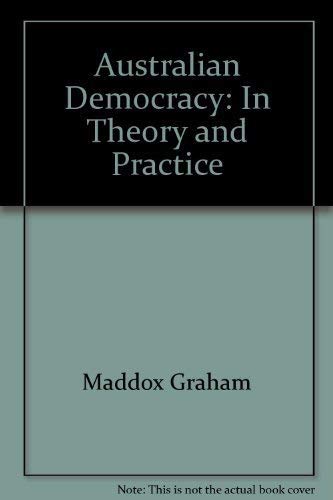 Australian democracy: In theory and practice