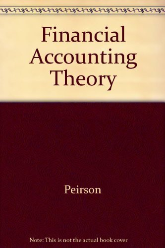 Financial Accounting Theory (9780582714823) by Henderson; Henderson, Scott; Peirson