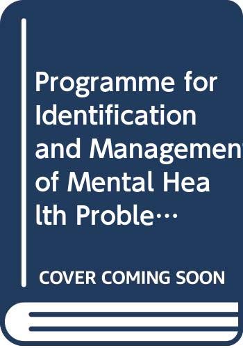 Stock image for Programme for Identification & Management of Mental Health Problems (THS) for sale by Phatpocket Limited