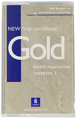 9780582777224: New First Certificate Gold Exam Maximiser Cassette (Set of 2)