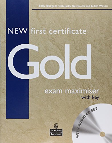 9780582777248: New First Certificate Gold Exam Maximiser Key & CD Pack