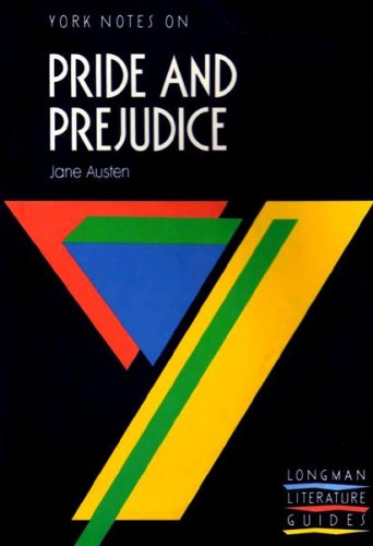 Imagen de archivo de York Notes on Jane Austen's "Pride and Prejudice" a la venta por Goldstone Books