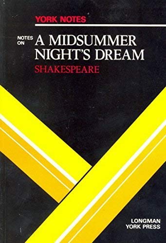 Imagen de archivo de A Midsummer Night's Dream York Notes a la venta por AwesomeBooks