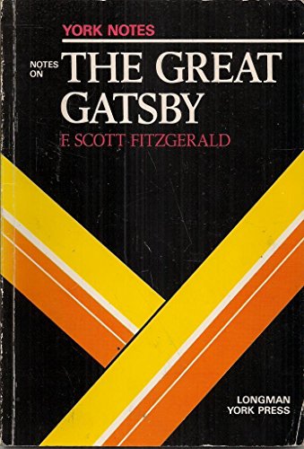 Stock image for Notes on Fitzgerald's "Great Gatsby" (York Notes) for sale by medimops